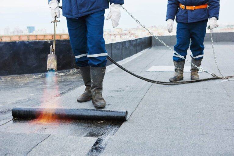 Flat Roof Bitumen Installation